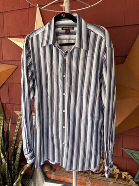 Michael Kors Multicolor Long Sleeve Dress Shirt Mens Size XL